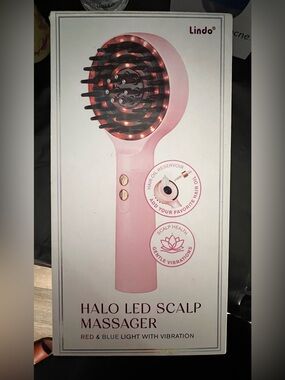 Lindo Halo LED Scalp Massager - Pink